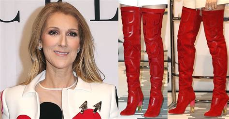 what is celine dion's shoe size|celine dion boots.